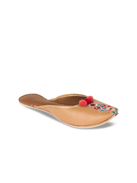 

Chumbak Women Tan Mojaris