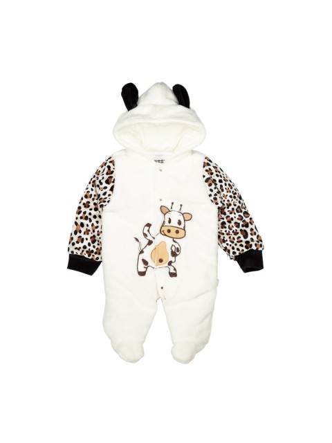 

MeeMee Unisex White Solid Sleepsuit