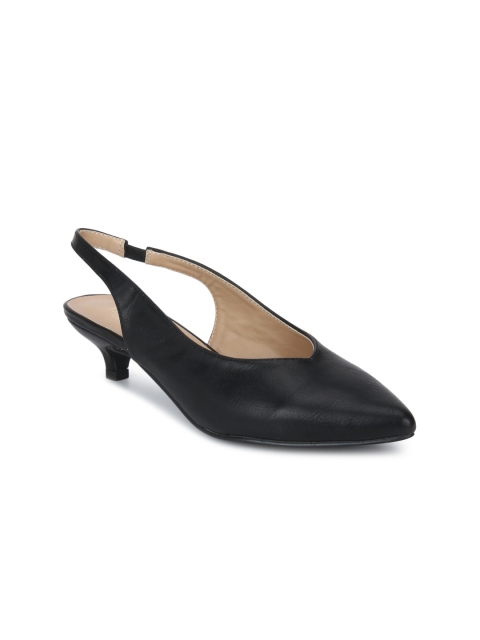 

Truffle Collection Women Black Solid Heels