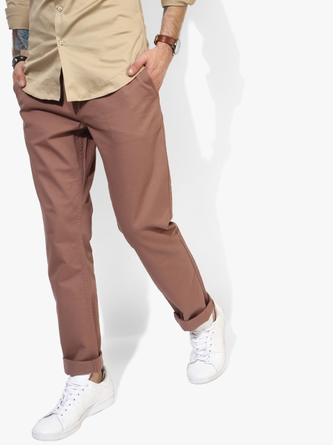 

Splash Men Brown Slim Fit Solid Chinos