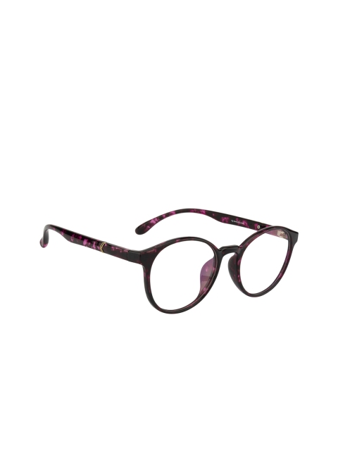 

Ted Smith Unisex Purple & Black Solid Full Rim Oval Frames TS-TR-9250_C42