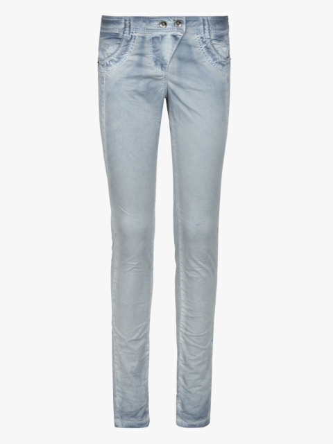 

Tom Tailor Women Blue Regular Fit Solid Chinos