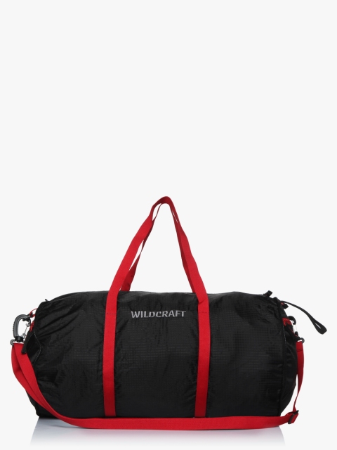 

Frisbee Orange Duffel Bag, Black