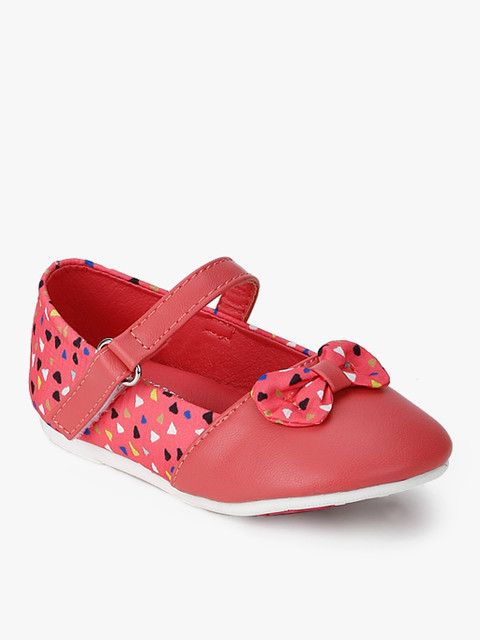 

Fame Forever by Lifestyle Girls Coral Pink Printed Ballerinas