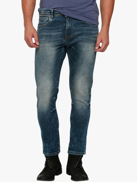

Blue Washed Low Rise Slim Fit Jeans