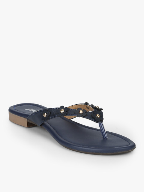 

Jurado Women Navy Blue Solid Open Toe Flats