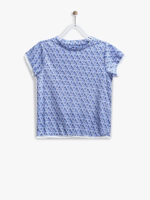 

Blue Casual Top
