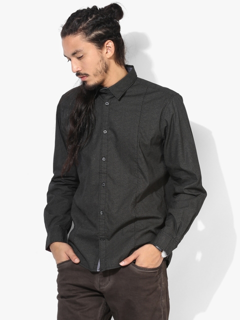 

Black Printed Casual Shirt