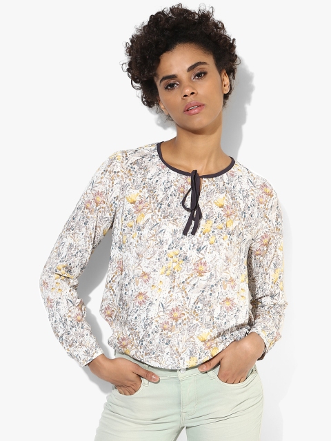 

Off White Printed Blouse
