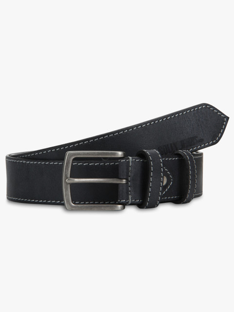 

Dark Grey Leather Belt