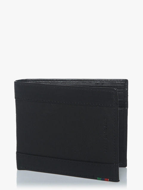 

Black Leather Slimfold Wallet