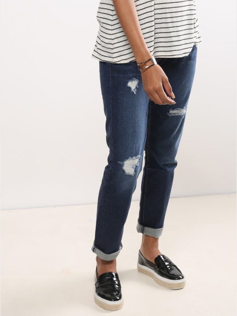

BCBGeneration Women Blue Slim Fit Mid-Rise Clean Look Jeans