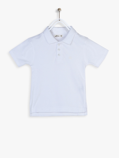 

White Solid T-Shirt