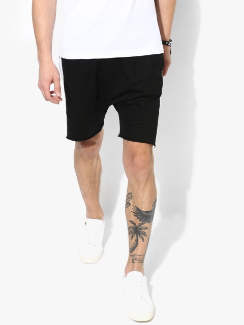 

Black Solid Slim Fit Shorts