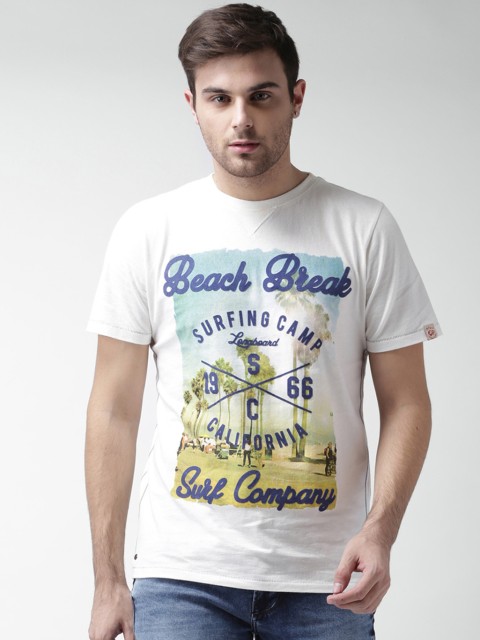 

Tokyo Laundry White Regular Fit Round Neck T-Shirt