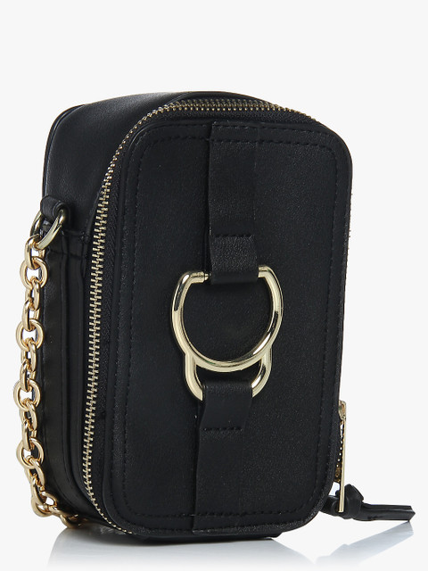 

Accessorize Black Solid Sling Bag