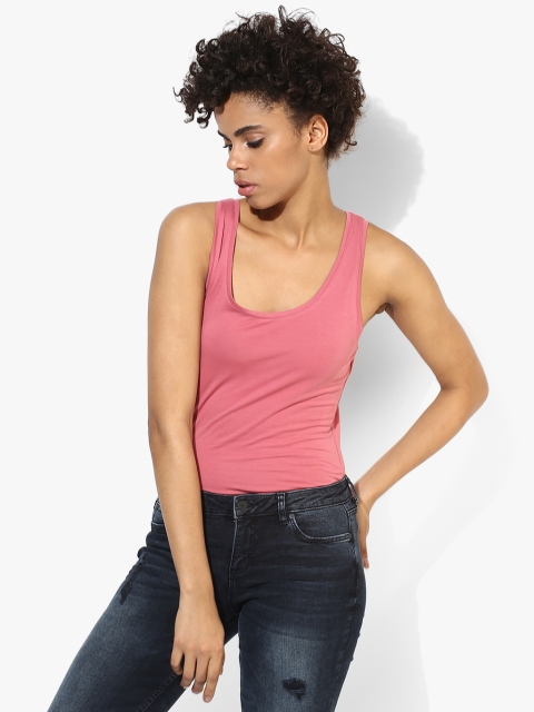 

Mauve Solid Blouse
