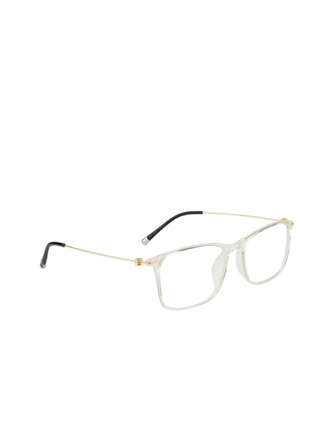 

Ted Smith White Solid Full Rim Wayfarer Frames
