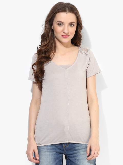 

Grey Embroidered Blouse