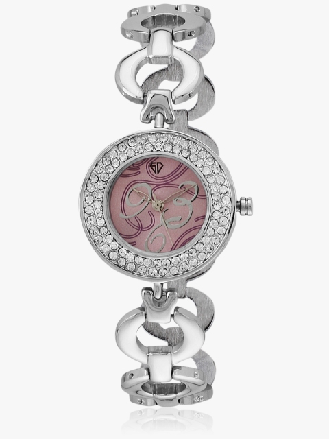 

SD 209 Silver/Purple Analog Watch