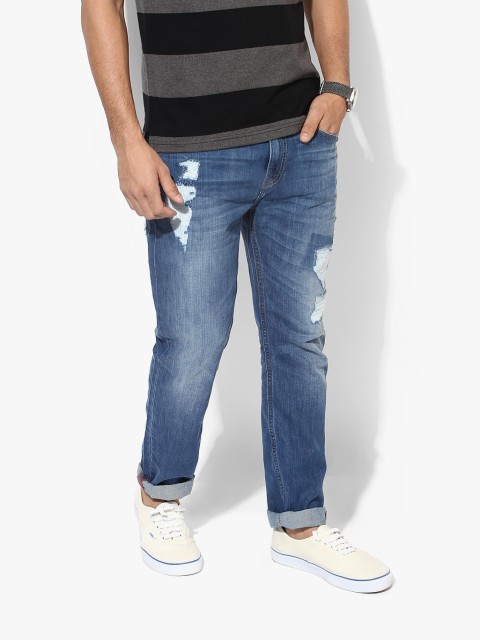 

Blue Washed Low Rise Slim Fit Jeans
