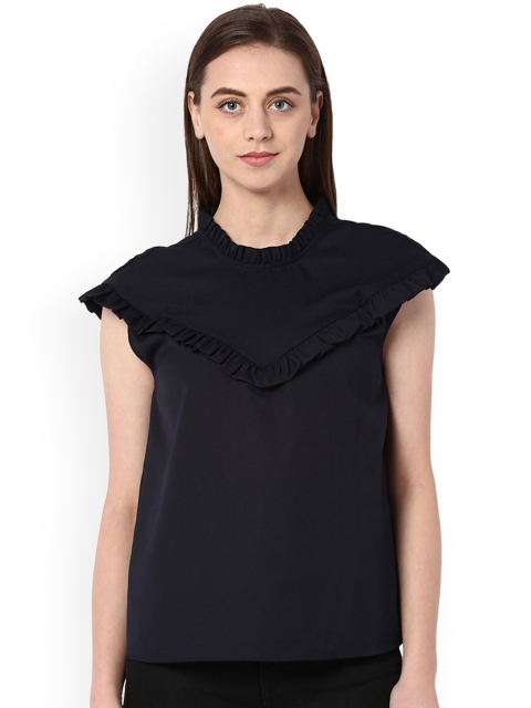 

Van Heusen Woman Black Solid Top