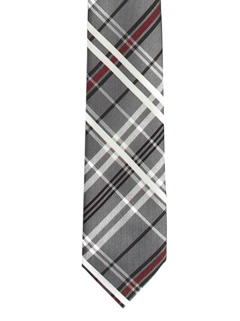 

Tossido Grey Checked Skinny Tie
