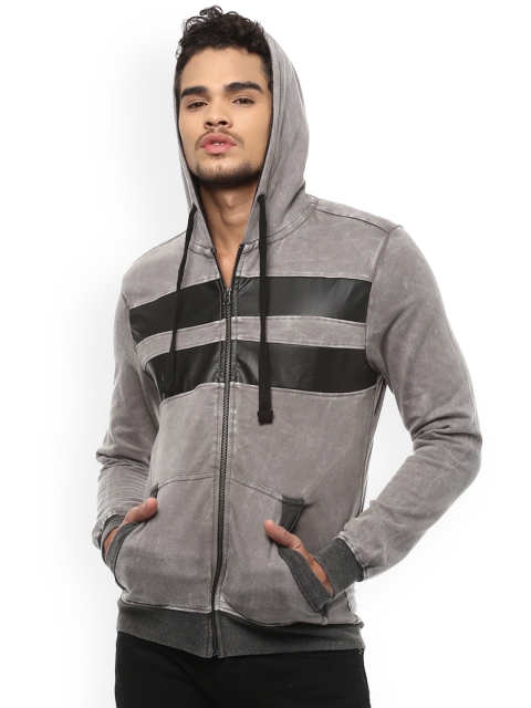 

People Men Grey Striped Bomber