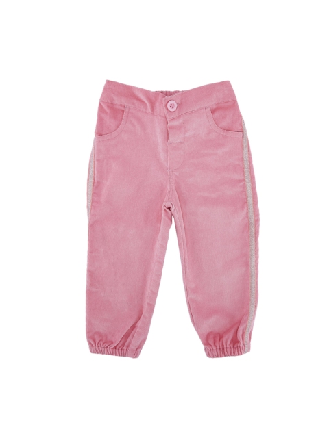 

Chirpie Pie by Pantaloons Girls Pink Regular Fit Solid Joggers
