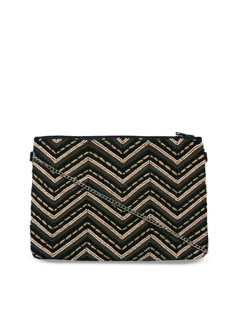 

Diwaah Brown Embellished Sling Bag