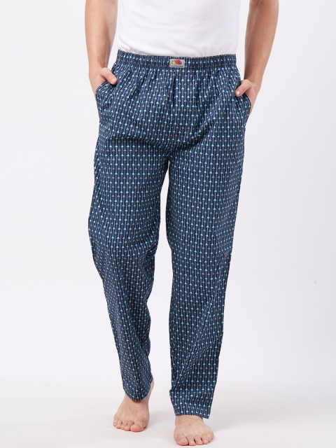 

Fruit of the loom Men Blue Printed Pyjama MPP01