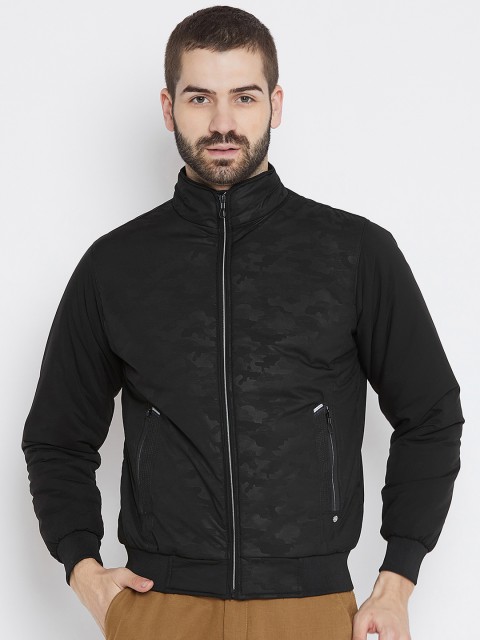 

Duke Men Black Printed Lightweight Tailored Jacket