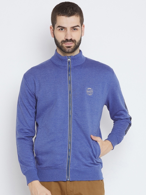 

Duke Men Blue Solid Sweatshirt