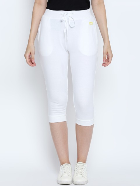 

Ajile by Pantaloons Women White Regular Fit Solid Regular Trousers