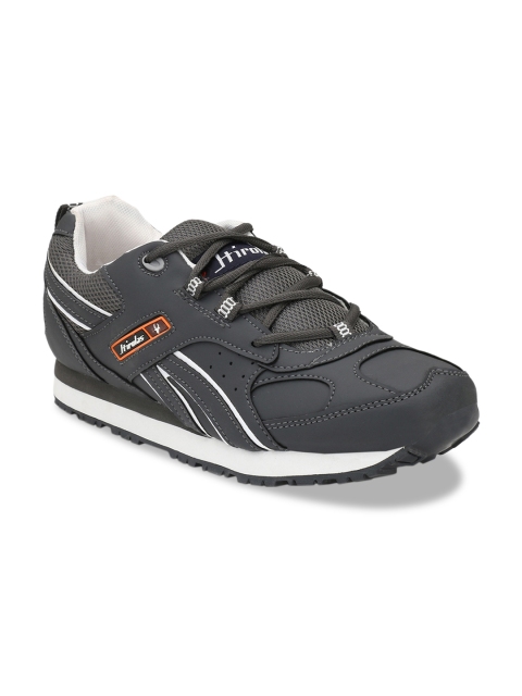 

HIROLAS Men Grey Running Shoes