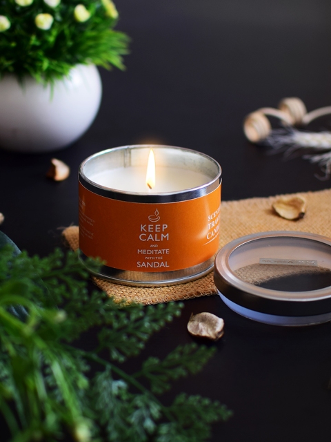 

Archies Orange Sandalwood Scented Tin Jar Candle