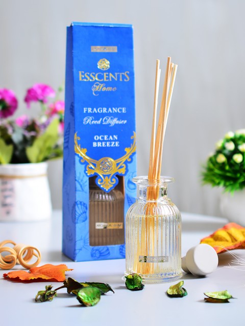 

Archies Love Gifts Ocean Breeze Aromatherapy Reed Diffuser 80 ml, Blue