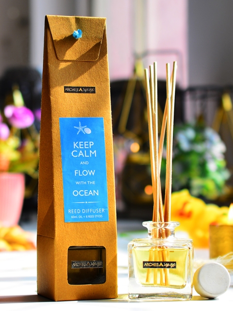 

Archies Love Gifts Ocean Aromatherapy Reed Diffuser 60 ml, Blue