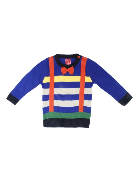 

Chirpie Pie by Pantaloons Boys Blue Printed Pullover