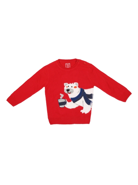 

Chirpie Pie by Pantaloons Boys Red Printed Pullover