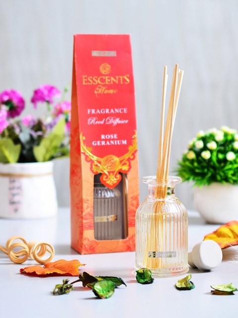 

Archies Love Gifts Rose Geranium Aromatherapy Reed Diffuser 80 ml, Red