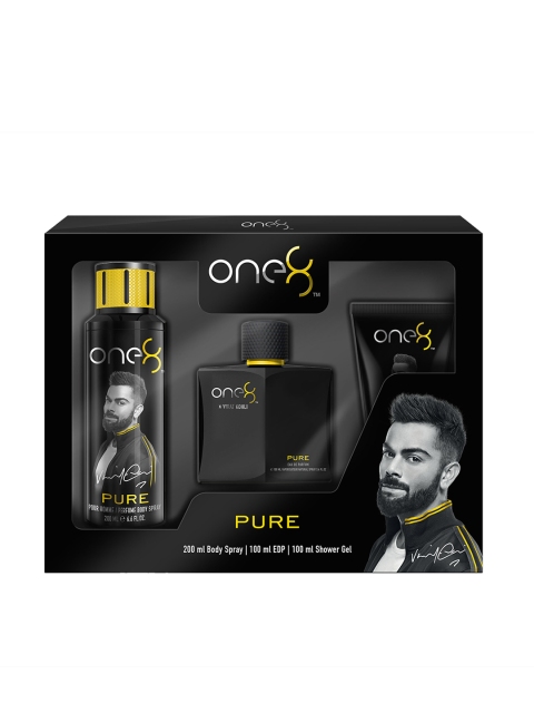 

One8 Men Pure Set of 3 Gift Set, Black