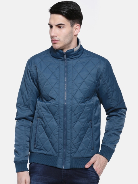

t-base Men Teal Solid Lightweight Padded Jacket