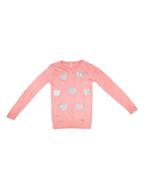 

CHALK by Pantaloons Girls Pink Printed Pullover