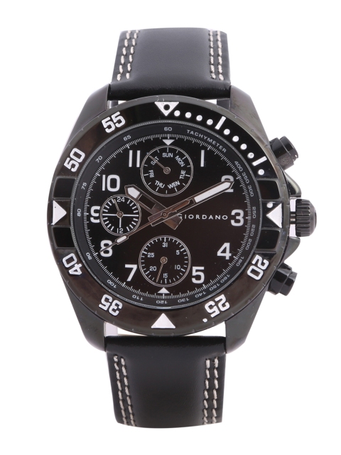 

GIORDANO Men Black Analogue Watch A1012-03X