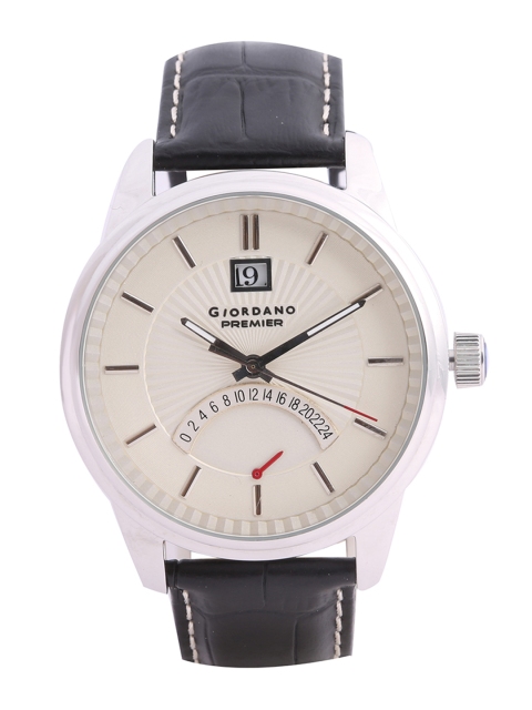 

GIORDANO Men Cream-Coloured Analogue Watch P127-02X