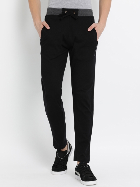 

Crocodile Men Black Solid Track Pants
