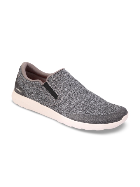 

Crocs Men Grey Slip-On Sneakers