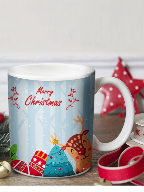 

Archies Blue Printed Ceramic Coffee Mug