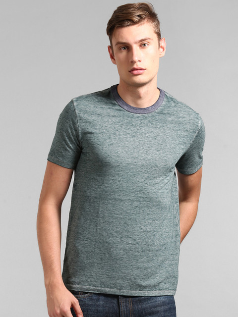 

GAP Men Green Burnout Short Sleeve Crewneck T-Shirt